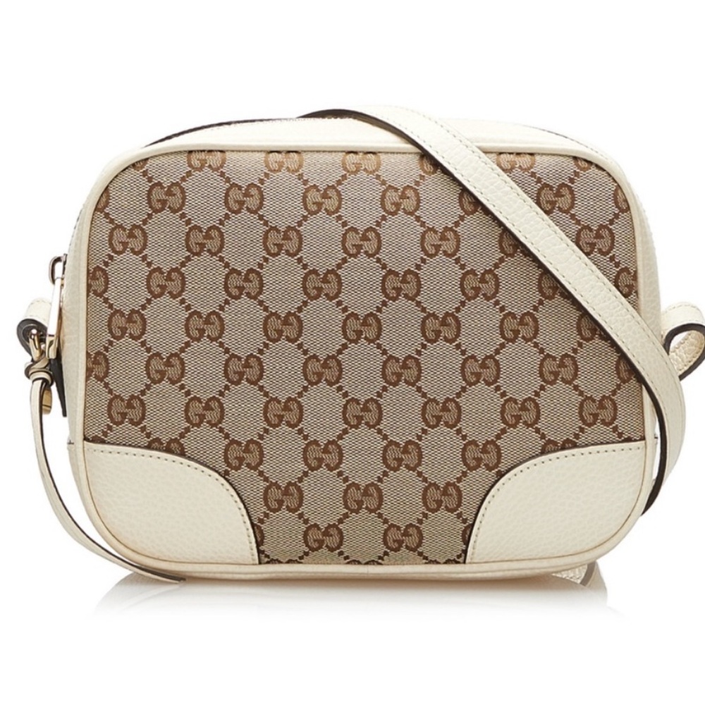 💯 Authentic Gucci Bree Disco Crossbody Bag in white